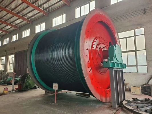 Mining Winding 245kn Conveying Hoisting Machine Single Rope Winding Hoist