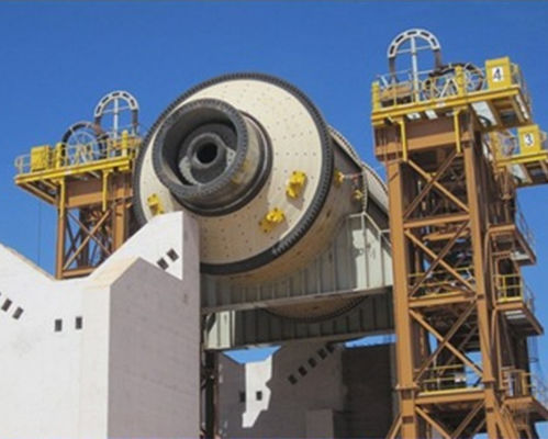 Wet Type 77.6m3 150T/H Ore Grinding Mill Quartz Sand Grinding Mining Rod Mill and ball mill