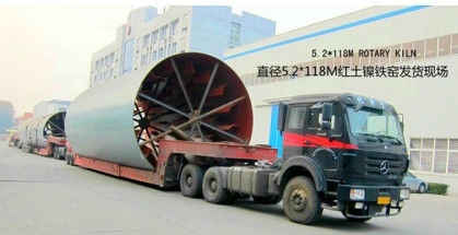 Φ5.5×115m 1.233r/min Cement Rotary Kiln Lateritic Nickel Rotary Kiln