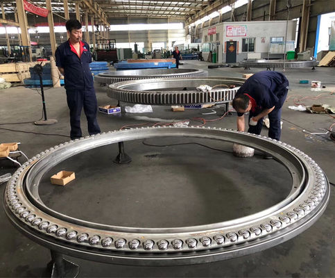 External Gear Slewing Ring Bearing Dia 200 - 11000 Mm And Stacker Bearing