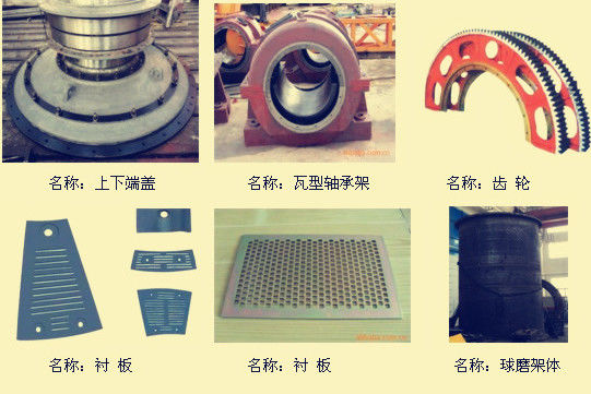 Casting 485MPA Ball Mill Parts End Cover E75 Grade Steel and mill end cap, mill ends