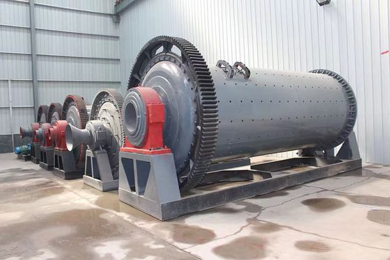 High Grinding Efficiency 0.5-11 t/H Ball Mill Machine For Dry Milling Production
