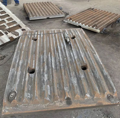 High Manganese Casting Steel Crusher Jaw Plate Long Service Life