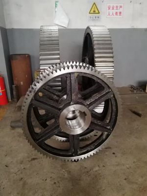 Grade 6 Casting Steel Mill Pinion Gears OEM Helical Spur Gear