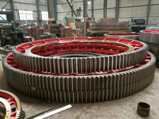 Dia 16000mm 70 Module Cement Ball Mill Girth Gear Spare Parts