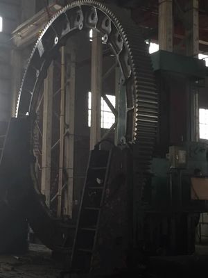 UNI EN ISO standard 120MT Big Mill Girth Gear For Rotary Kilns