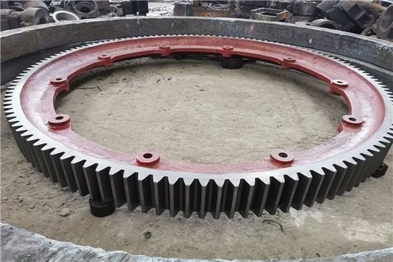 Customized High Precision 120MT Mill Girth Gear Rotary Kiln Girth Gear