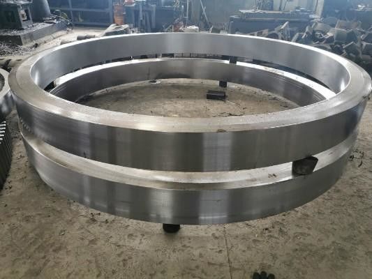 cement rotary kiln tyre and cement kiln parts and forging riding ring