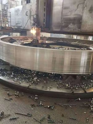 Diameter 100mm to 16000mm Spur Ring Gear Rotary Kiln Gear Ring For Ball Mill