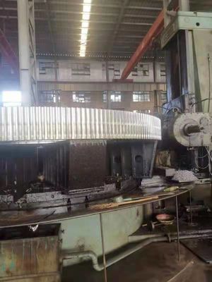 Diameter 100mm to 16000mm Spur Ring Gear Rotary Kiln Gear Ring For Ball Mill