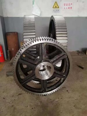 OEM Precision Steel Casting OD 16m Spiral Bevel Pinion Gear Cone Crusher Bevel Gear