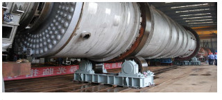 Cement  Rotary  Kiln  Supporting  Roller  Forging  Parts   45  Steel