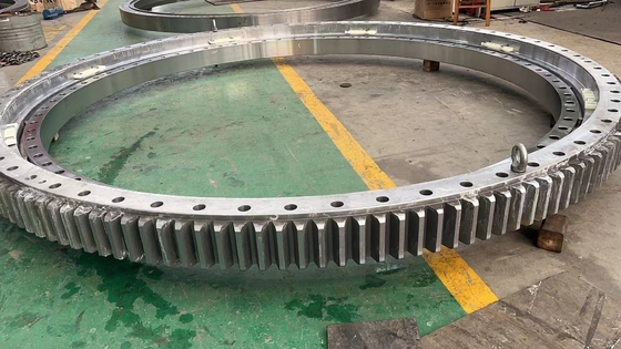 External Gear Slewing Ring Bearing Dia 200 - 11000 Mm And Stacker Bearing