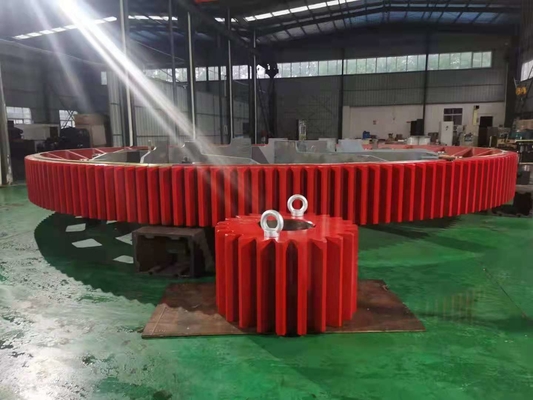 Forging Steel Large Dia 16000mm Rotary Kiln Girth Gear For Cement Plant