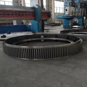 Heavy Duty 16000mm Ball Mill Girth Gear For Ball Mill And Rotary Kiln