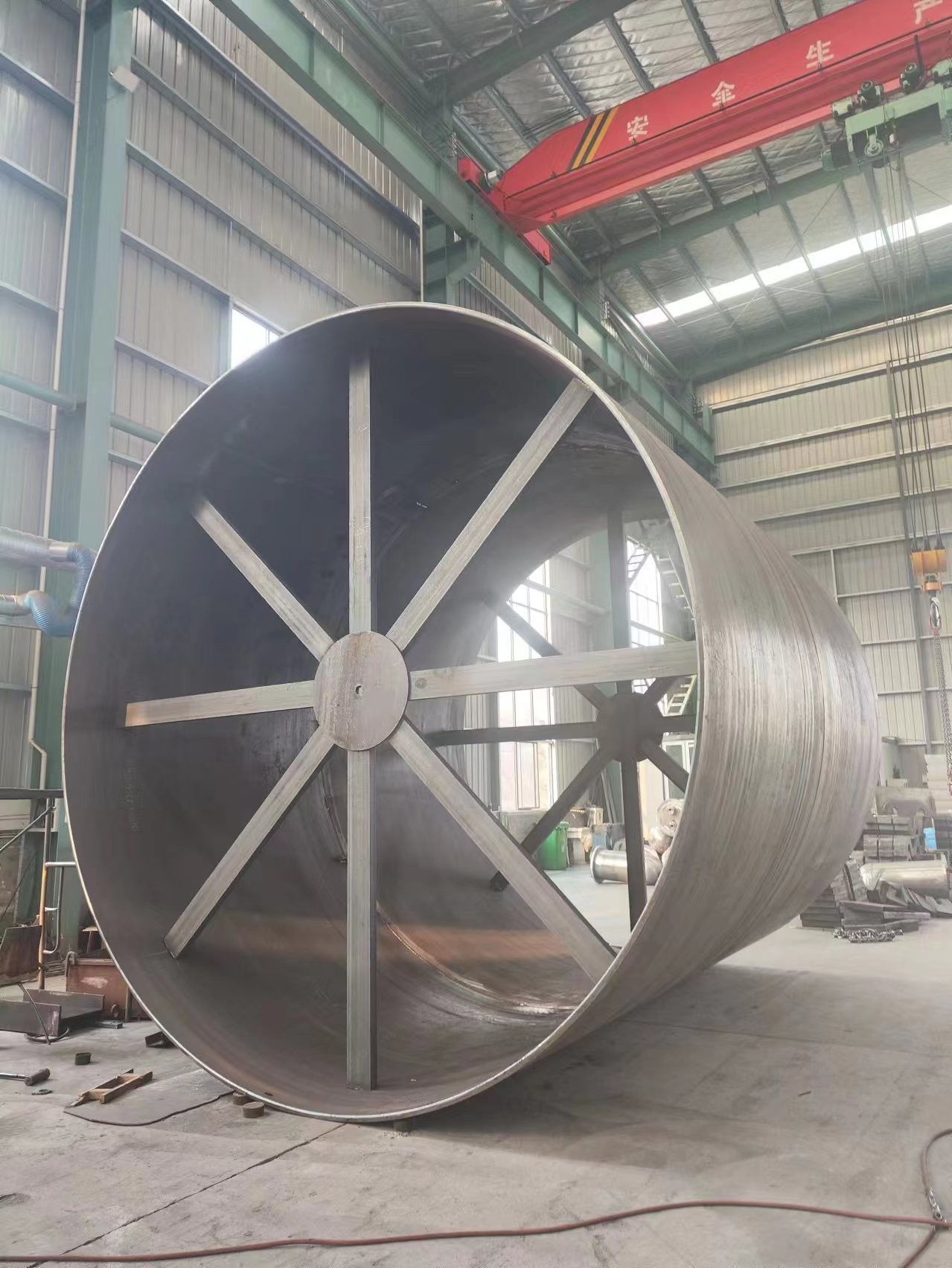 Rotary Shell CITIC HIC Machine Parts For Cement Plant Rotary Kiln Q235 Rotary Kiln ...