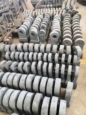 Customized High Manganese Steel Wear Resistant Hammer Head Crusher Parts