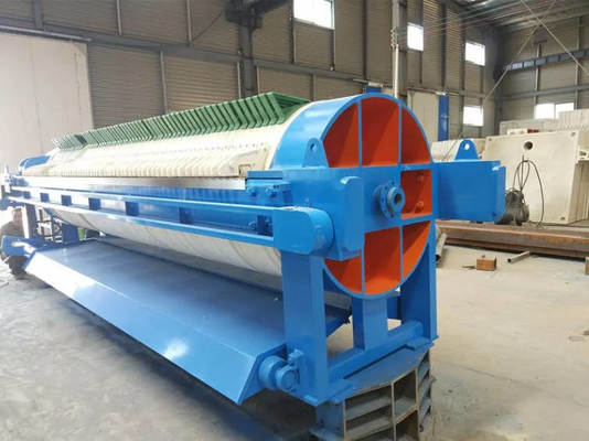 Solid-Liquid Separation Filtration High Pressure Round Plate Filter Press