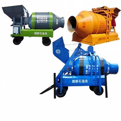 Cement Plant Equipments Construction Machinery Fixed Bucket Drum Mixer Cement Concrete Mixer Machine For Mine Supporting Project