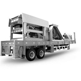 ISO9001 650 TPH Triaxial Mobile Primary Jaw Crusher In Stone Crusher Machine