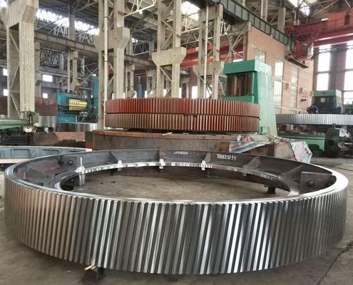 16m CNC Hobbing Machine Cutting Spur Rotary Kiln Girth Gear And Mill Girth Gear